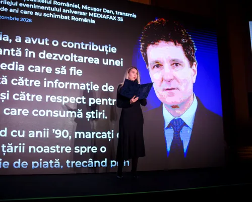 MEDIA Nicușor Dan, mesaj la Gala MEDIAFAX 35: Un adevărat reper pe piața media din România