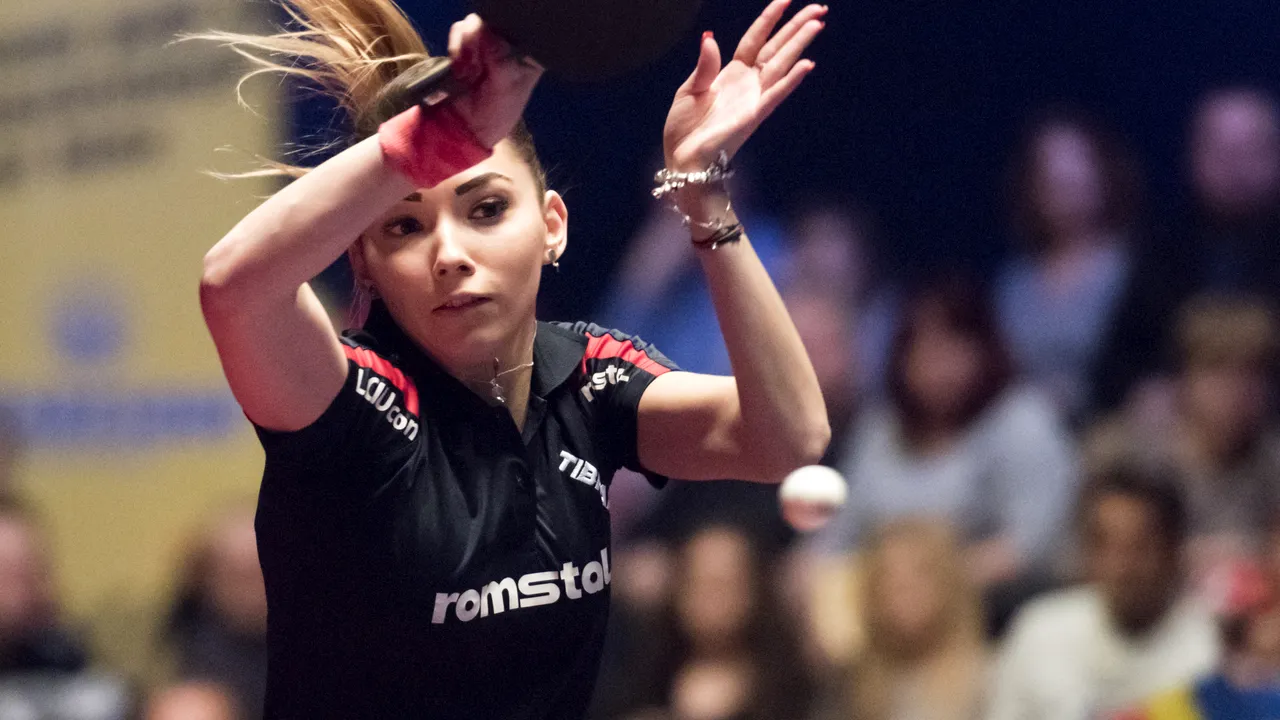 Tenis de masă: Bernadette Szocs a fost învinsă categoric în optimile de finală la simplu feminin de la Paris