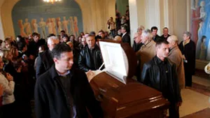 Pictorul Sabin Bălaşa a fost înmormântat