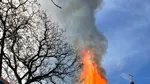 O biserică a luat foc în Maramureș