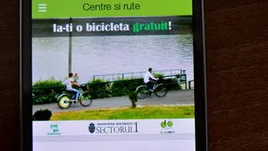 Bucureştenii pot alege de pe telefon traseele pentru plimbări cu bicicleta, cu aplicaţia 
