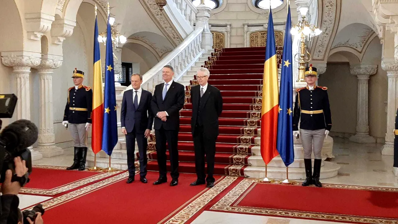 Tusk, about Iohannis: He is gardener, carpenter, dreamer, good leader, he builds, doesn't destroy
