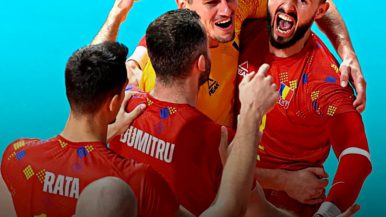 MAGIC! După aproape 40 de ani, România este în sferturi la Campionatului European de volei masculin. Am învins Croaţia într-un meci dramatic