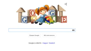 1 IUNIE: Google sărbătoreşte Ziua internaţională a copilului printr-un logo special