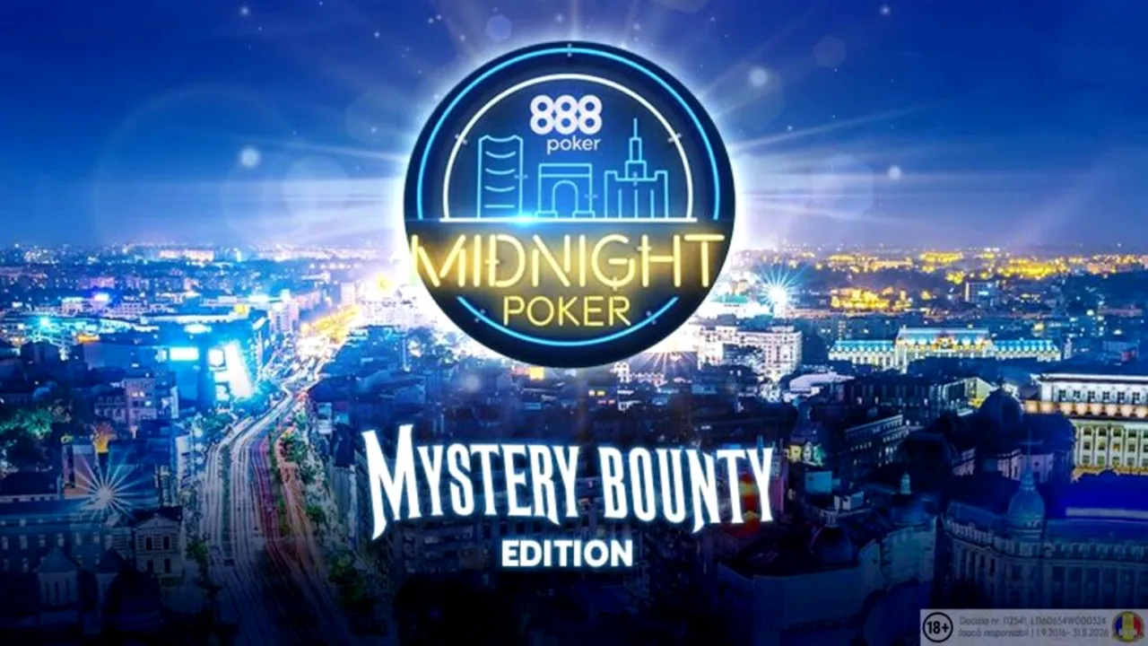 Show-ul TV Midnight Poker revine în 2023 cu 16 ediţii şi un nou format - Mystery Bounty Edition