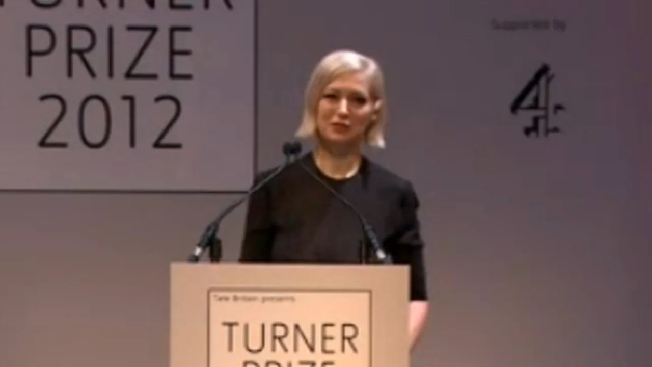 Artista Elizabeth Price, recompensată cu Turner Prize pe 2012