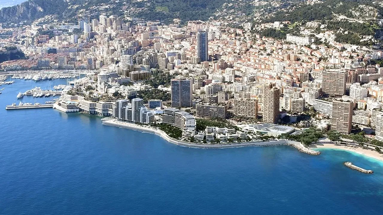 Un cartier de lux, construit pe mare, măreşte cu 3% suprafaţa Principatului Monaco