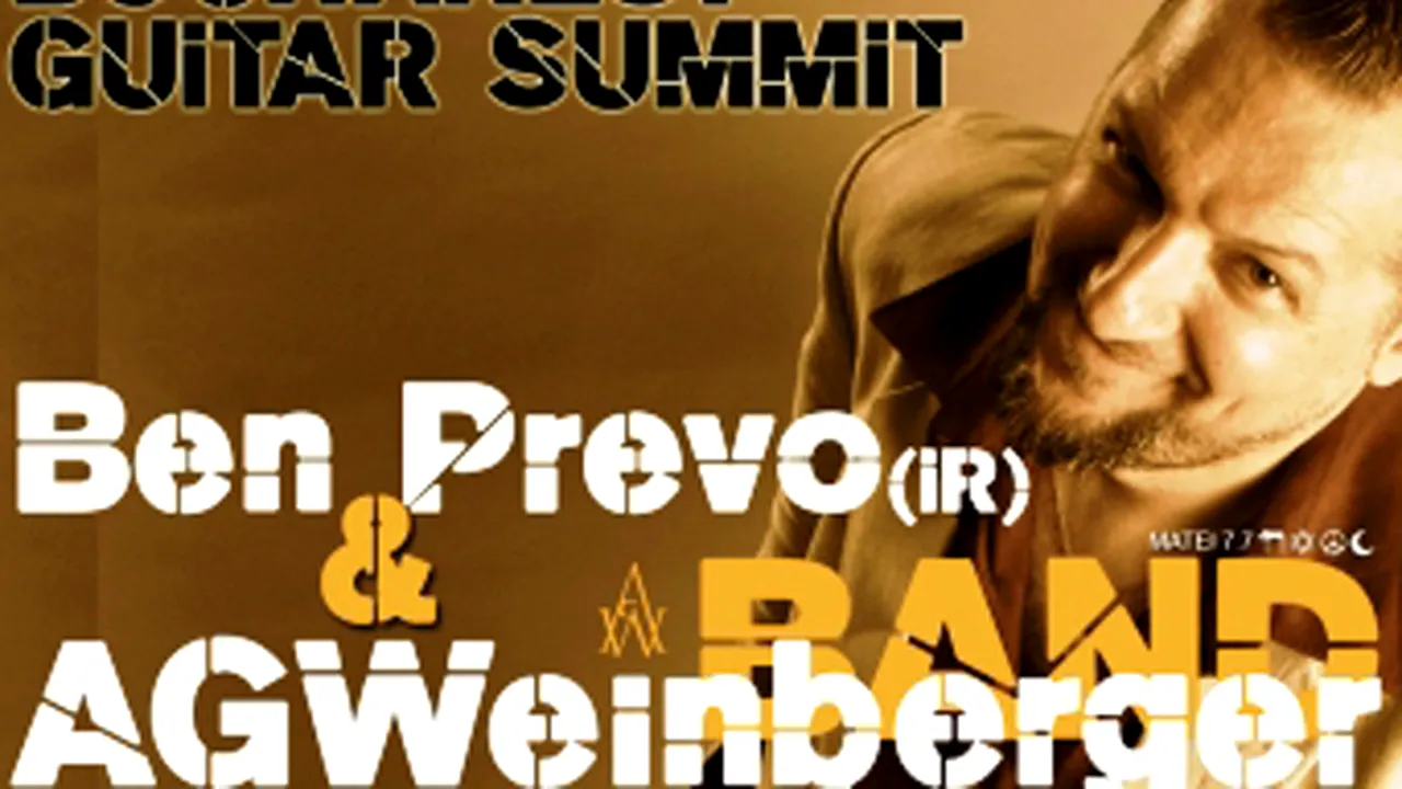 Dublin Bucharest Guitar Summit, pe 3 mai, la Bucureşti