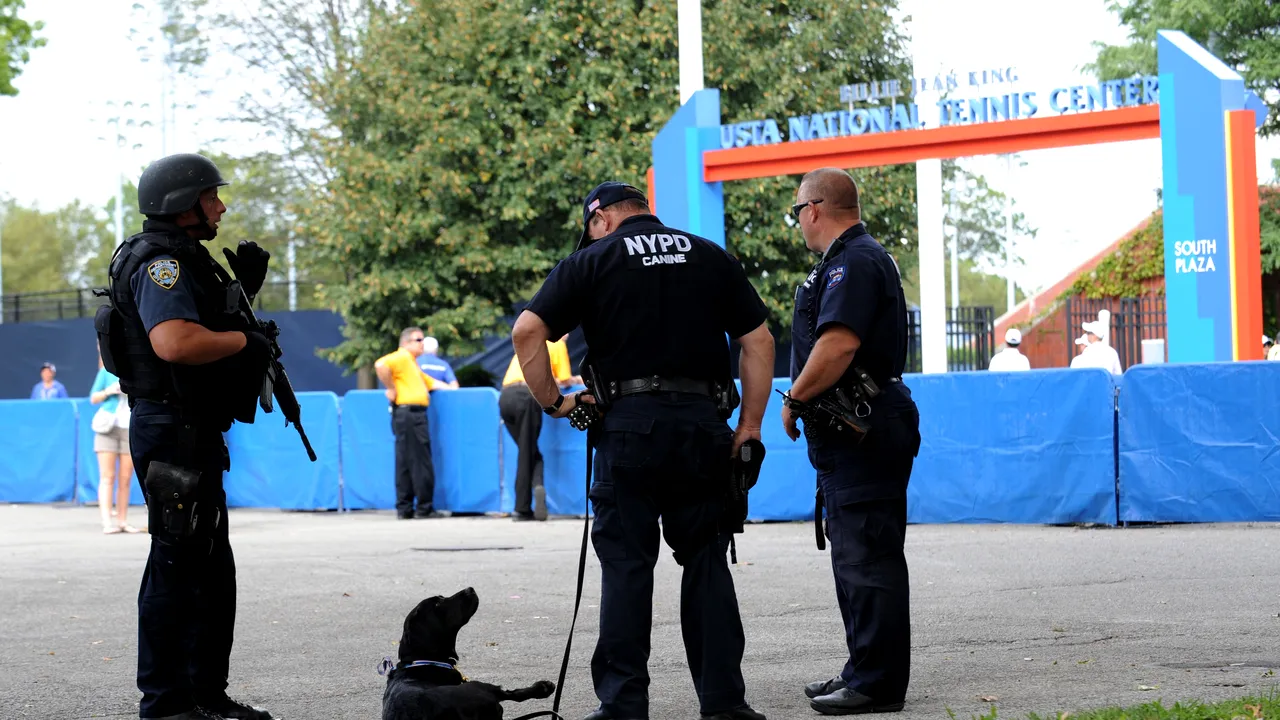 Un bărbat înarmat a încercat să pătrundă la US Open. Poliţia a reacţionat prompt