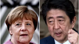 Angela Merkel şi premierul nipon Shinzo Abe pledează pentru liber-schimb şi un acord comercial între UE şi Japonia