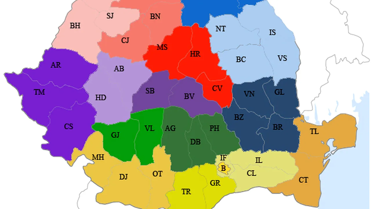 Cum ar împărţi România UDMR şi PCM