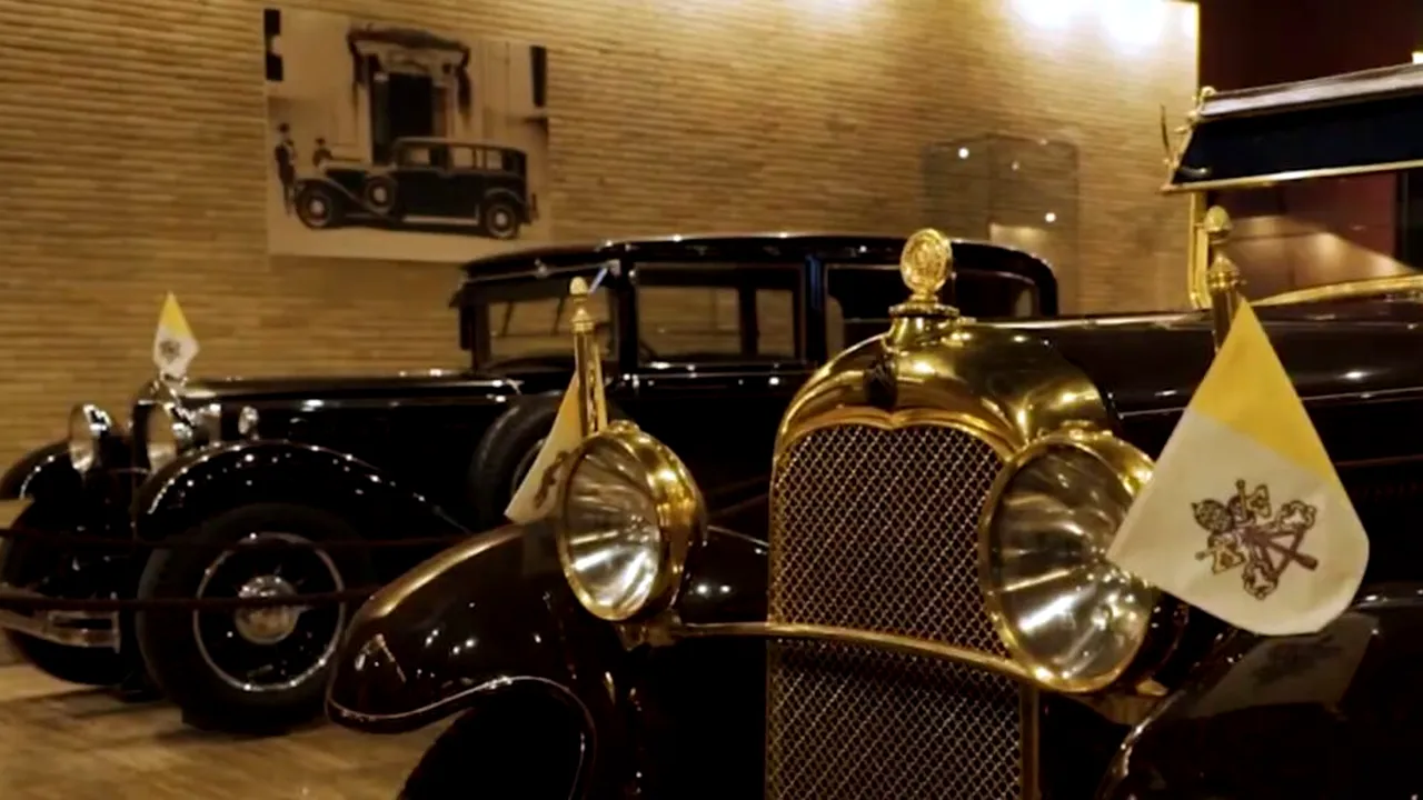 Vaticanul deschide garajul Suveranilor Pontifi. Opt automobile Mercedes-Benz dezvăluie aproape 100 de ani de istorie