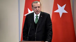 IMAGINILE ZILEI Erdogan priveşte cum bodyguarzii săi atacă în mod violent protestatarii