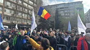 Blocul Naţional Sindical, protest la Ministerul Economiei. Se cere salvarea Şantierului Naval Mangalia