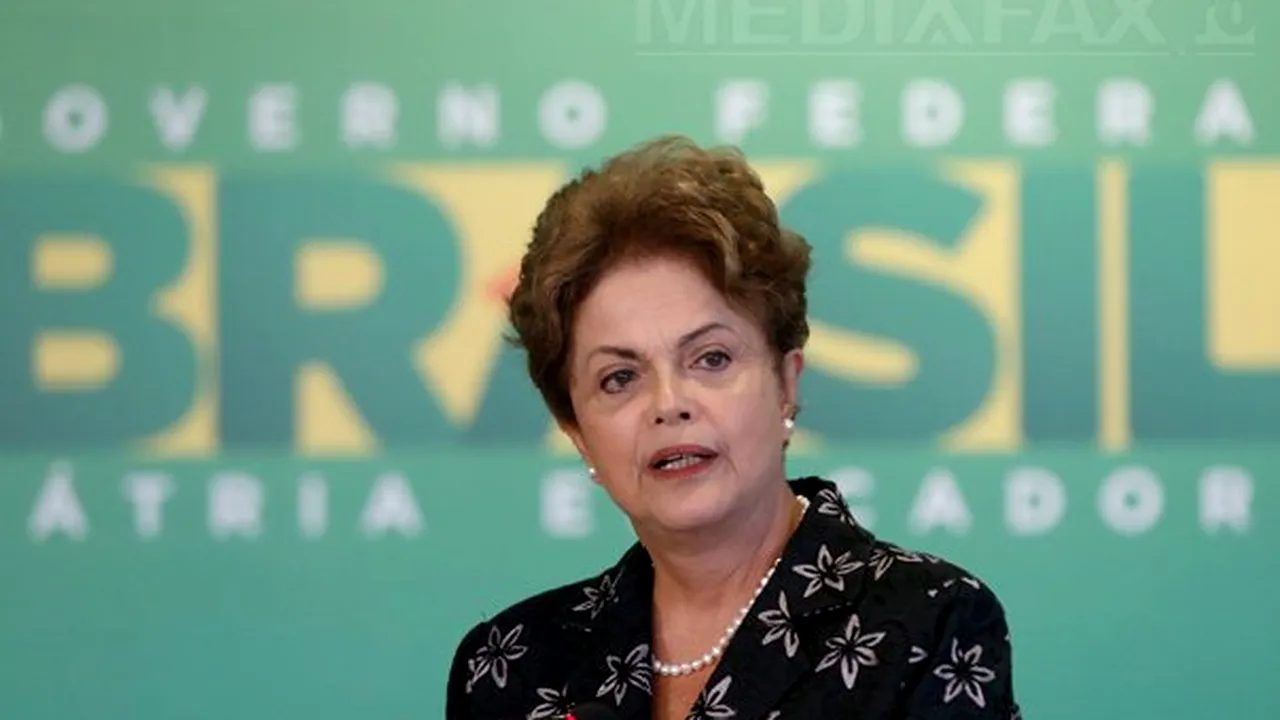 Sute de mii de protestatari au cerut demisia preşedintelui în funcţie al Braziliei, Dilma Rousseff - VIDEO