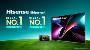 Hisense, lider global în 2025 pe segmentele televizoarelor de peste 100 de inch și Laser TV