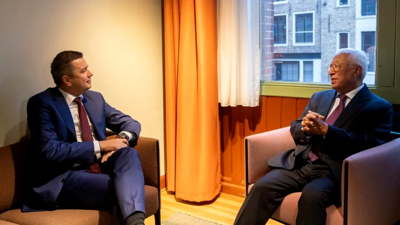 Sorin Grindeanu s-a întâlnit cu președintele Consiliului European, Antonio Costa