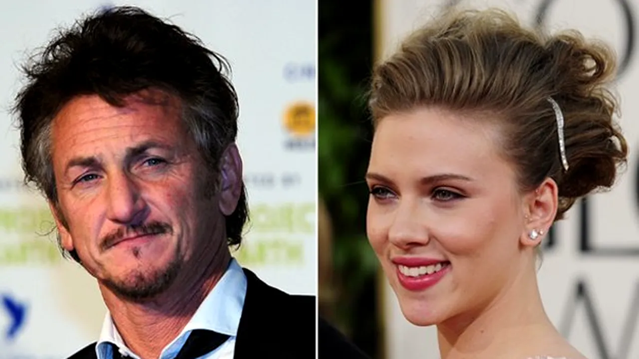 E oficial! Scarlett Johansson şi Sean Penn au o relaţie