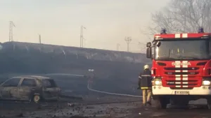 ACCIDENT feroviar în Bulgaria: Bilanţul exploziei  a ajuns la 7 morţi/ Cisternele încărcate cu propan erau sigure şi deţinute de o companie românească - Novinite- FOTO, VIDEO