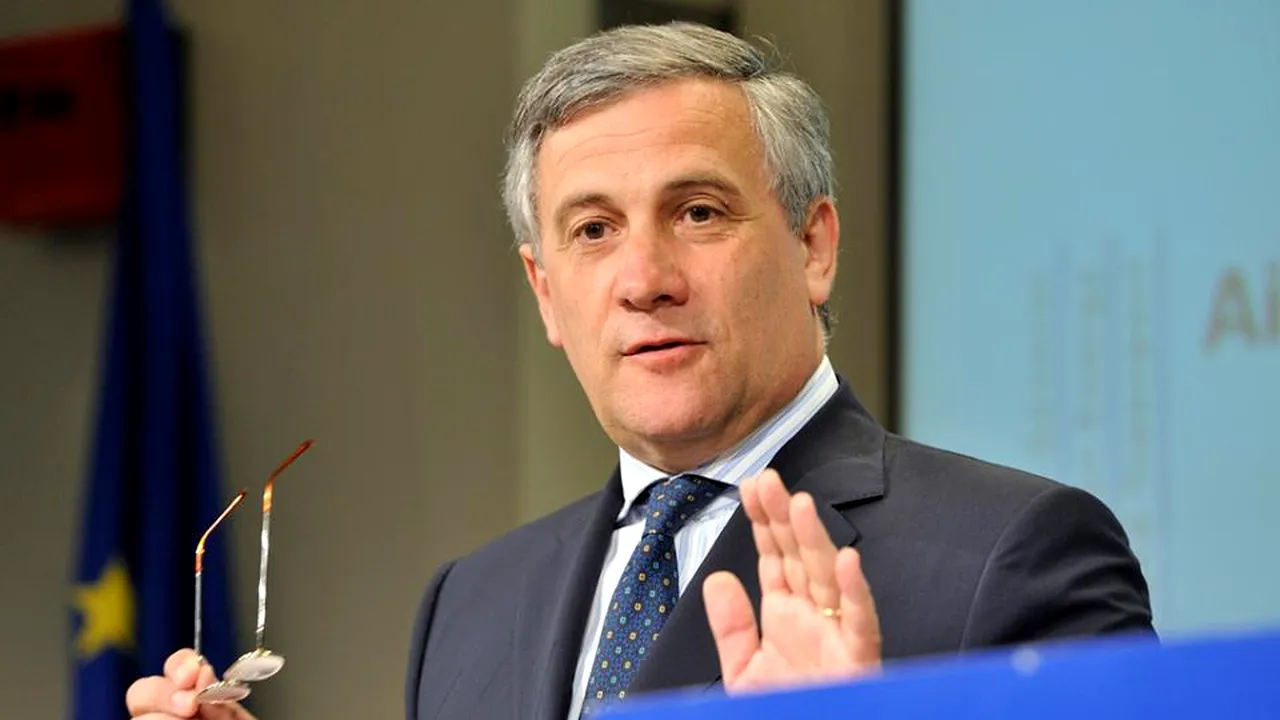 Preşedintele Parlamentului European, Antonio Tajani, va rosti un discurs în legislativul de la Bucureşti pe 21 noiembrie