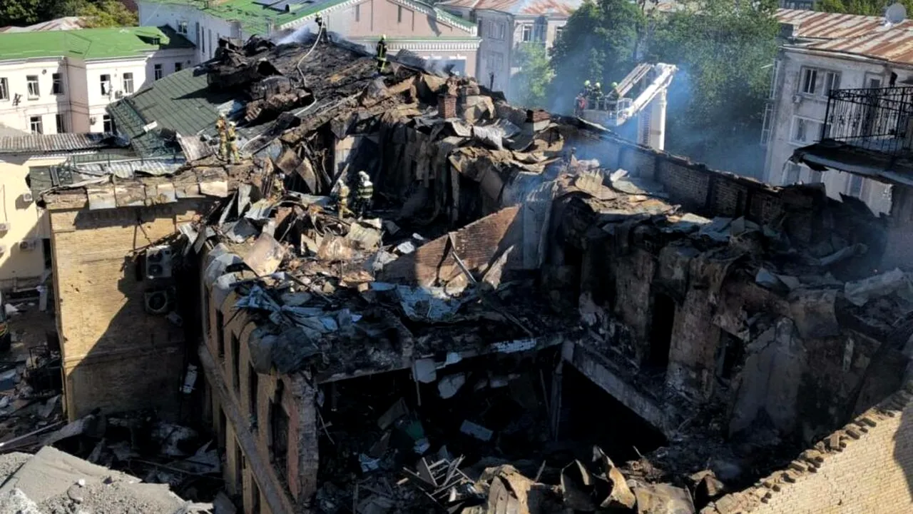 Atacul cu rachete Oreșnik asupra Kievului: 87 de răniți. Muzeul Național Cernobîl, avariat