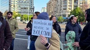 Manifestație de susținere a premierului Ilie Bolojan în București