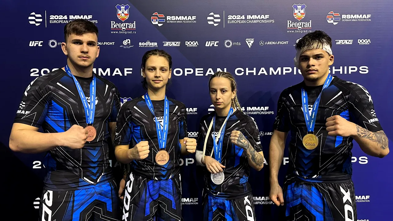 Aur, argint şi bronz pentru România la Campionatele Europene de MMA