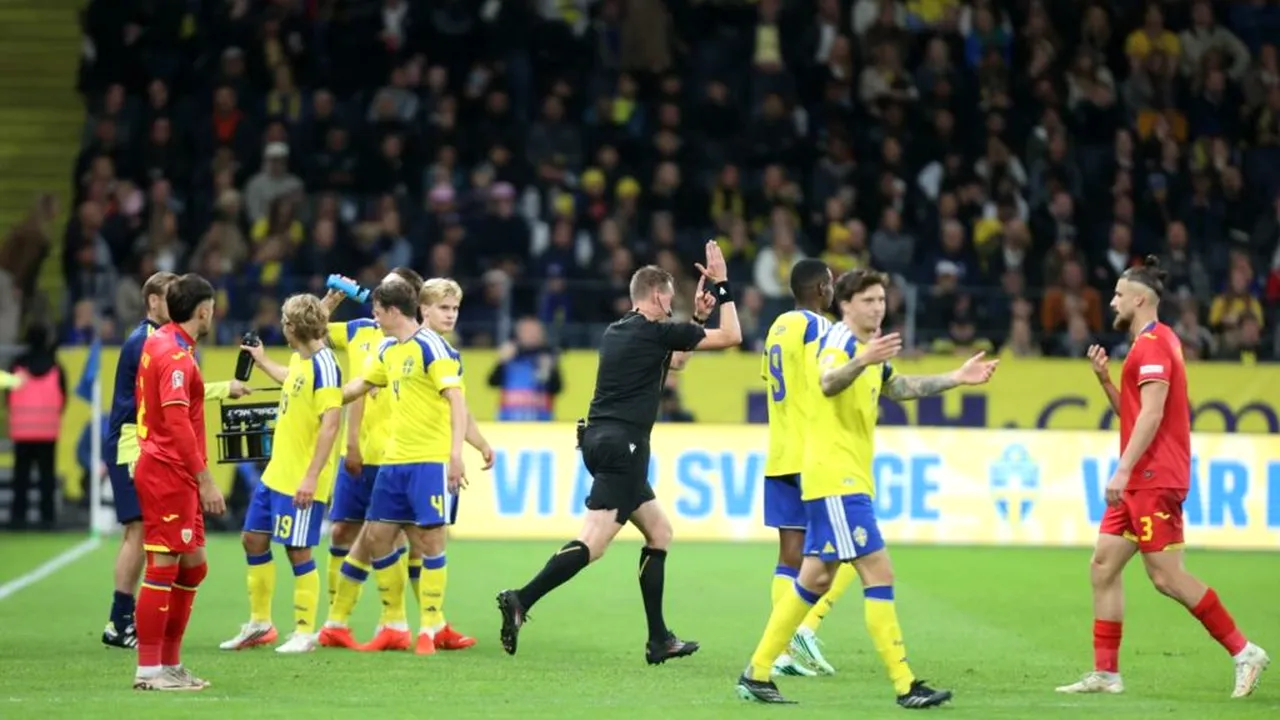 România pierde în fața Suediei în prima etapă din Liga B a Ligii Națiunilor