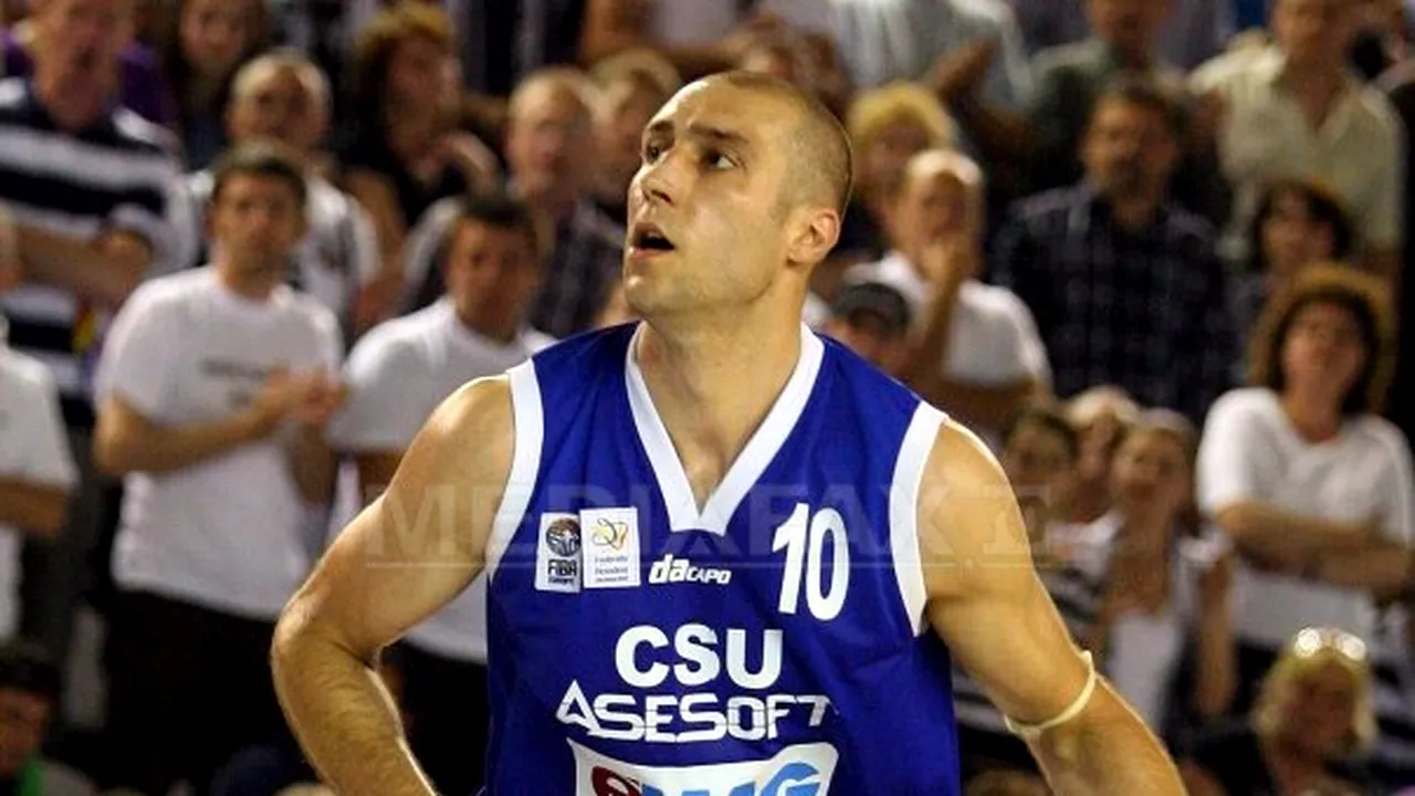 Baschetbalistul Cătălin Burlacu, contract pe un sezon cu SCM Craiova