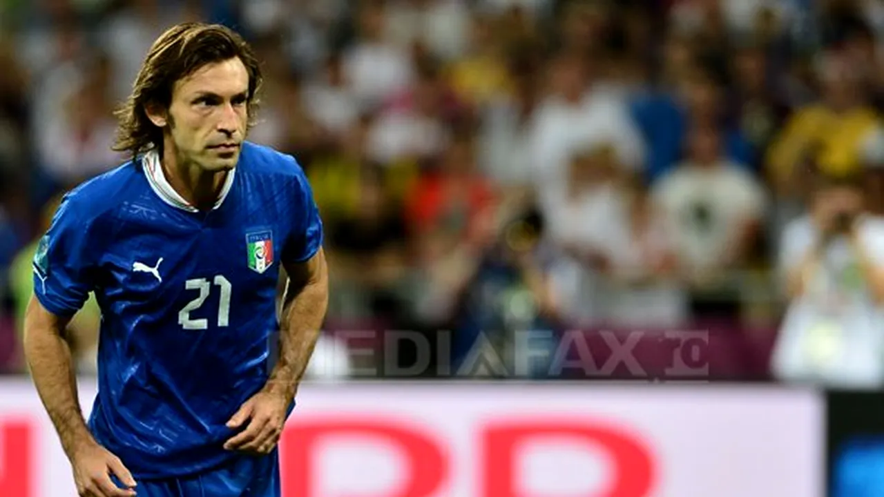 Pirlo despre un eventual Balon de Aur: Ar fi imposibil să îi întrec pe Messi şi Ronaldo