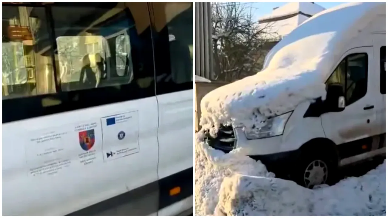 Gândul: Microbuzele electrice școlare întâmpină dificultăți în sezonul rece. Unele autorități locale revin temporar la transportul pe motorină
