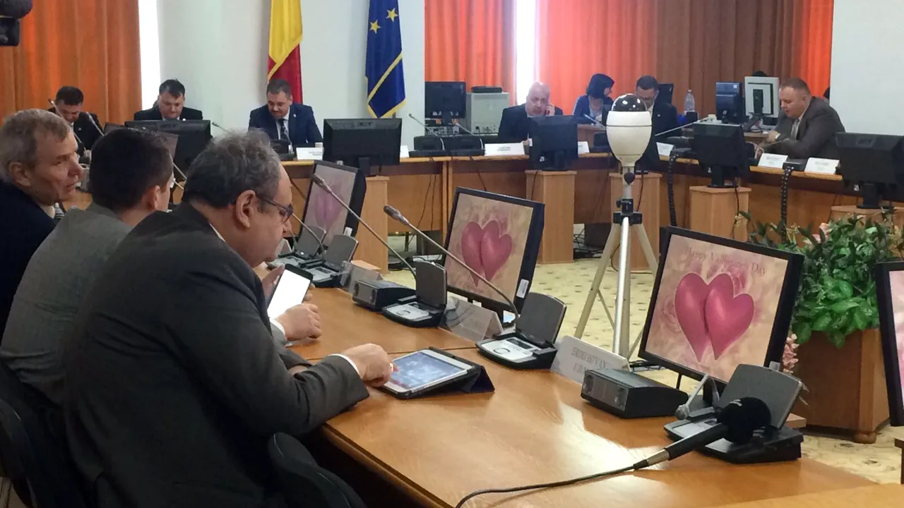 GALERIE FOTO Ziua Îndrăgostiţilor, celebrată de Comisiile de buget din Parlament