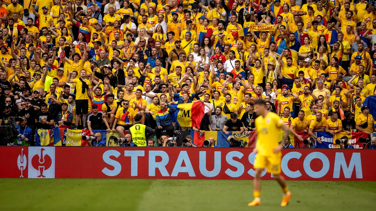 125.000 de suporteri pun România pe locul trei în topul participării la Euro 2024