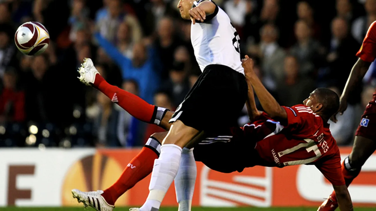 Fulham s-a calificat în finala Ligii Europa, eliminând formaţia Hamburger SV