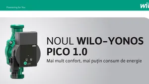 Wilo lansează o nouă pompă - Wilo-Yonos PICO 1.0