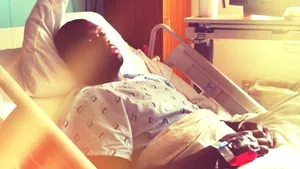 Imagini inedite cu 50 Cent. Rapperul pozează pe patul de spital - GALERIE FOTO