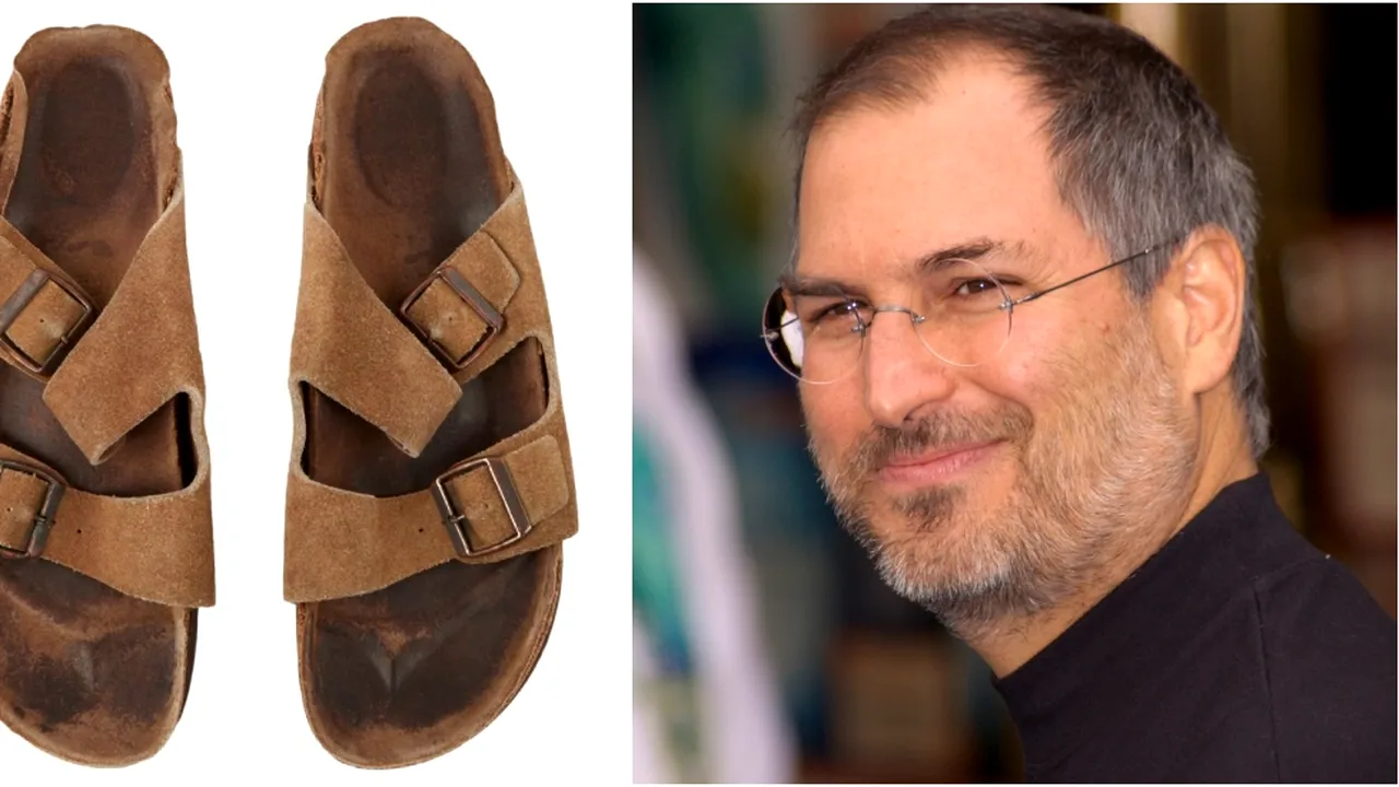 Sandale purtate de Steve Jobs în câteva momente cruciale din istoria Apple, vândute la preţ record 