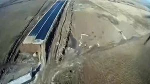 Cum arată autostrada văzută din avion! - VIDEO