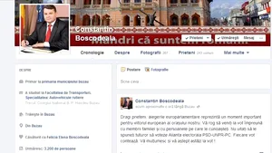 Boşcodeală pe Facebook: Vă rog să veniţi la vot. Spuneţi tuturor să voteze Alianţa PSD-UNPR-PC
