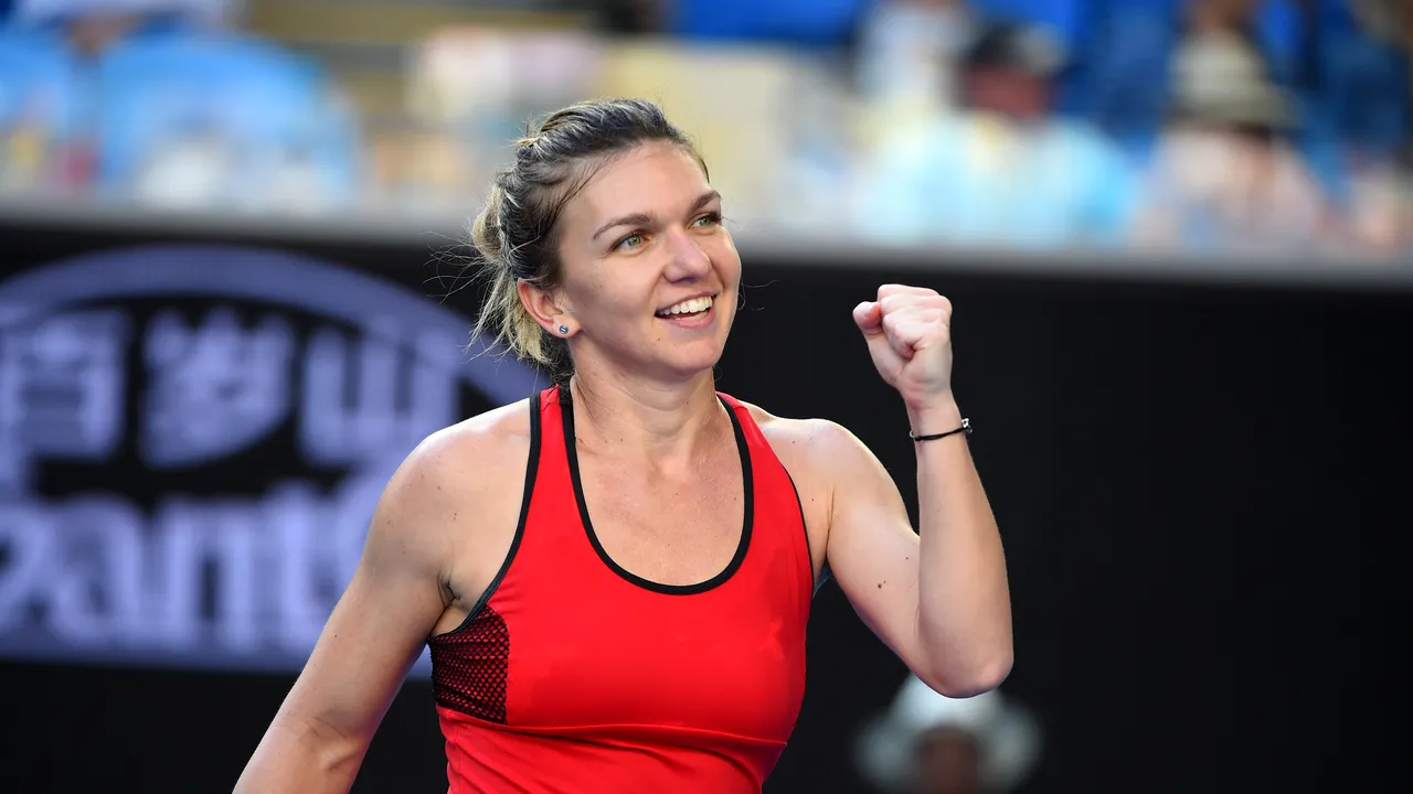Reacţia Simonei Halep, după calificarea în semifinale la Australian Open: Cu Kerber va fi un meci diferit, nu greşeşte şi pune multe mingi înapoi în teren/ Mâine va fi o zi grea, dar şi frumoasă. Cred în mine