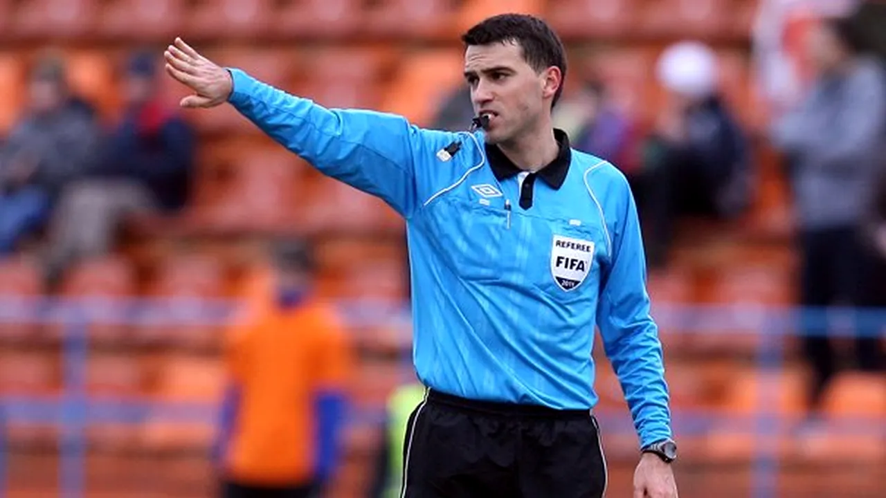 Ovidiu Haţegan va arbitra U Cluj - Oţelul