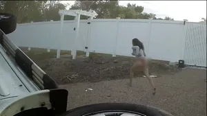 VIDEO | Accident bizar: o maşină s-a răsturnat, iar şoferiţa a fugit în lenjerie intimă. Surpriza avută de poliţişti când au găsit-o pe tânără