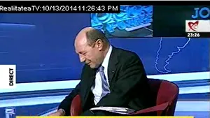 ANALIZĂ Mediafax Monitorizare: Cum s-a văzut la televiziunile de ştiri declaraţia lui Băsescu despre Ponta - FOTO