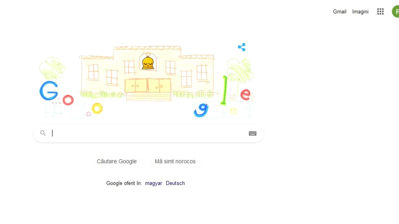 Prima zi de şcoală | Google celebrează începerea cursurilor cu un Doodle special