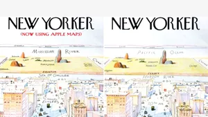 COMEDIA erorilor Apple. Parodii privind hărţile de pe iPhone5: Champs Elysees în New York, Canada a devenit Ciad - FOTO