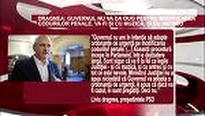 DECLARAŢIA ZILEI | Dragnea: Guvernul nu va da o ordonanţă de urgenţă pentru modificarea codurilor penale