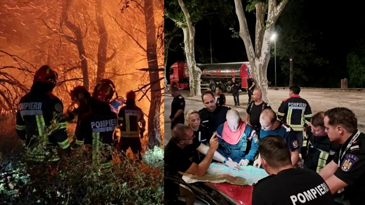 Pompierii români din Franța au fost transferați în regiunea Provence-Alpes-Côte d’Azur. Mesajul transmis de Macron în română