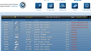 Toate zborurile de pe aeroportul din Doneţk au fost 