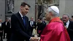 Președintele interimar al Senatului, prezent la pontificarea Papei Leon