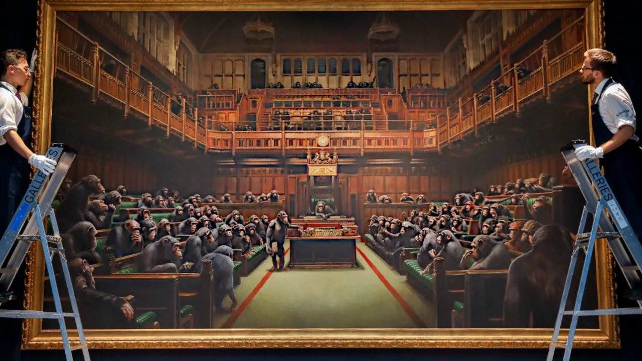 Pictura lui Banksy 